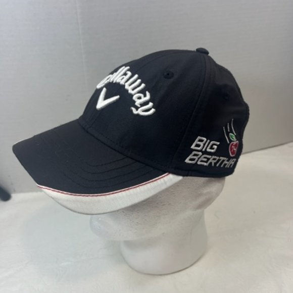 Callaway Golf Hat Big Bertha Odyssey Cap Strap Back Adjustable Black - Picture 2 of 12